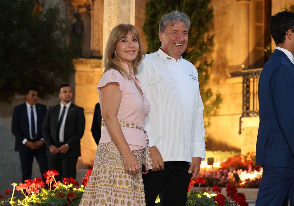 El chef Koldo Royo asiste a la recepción de los Reyes a las autoridades de las Islas Baleares 