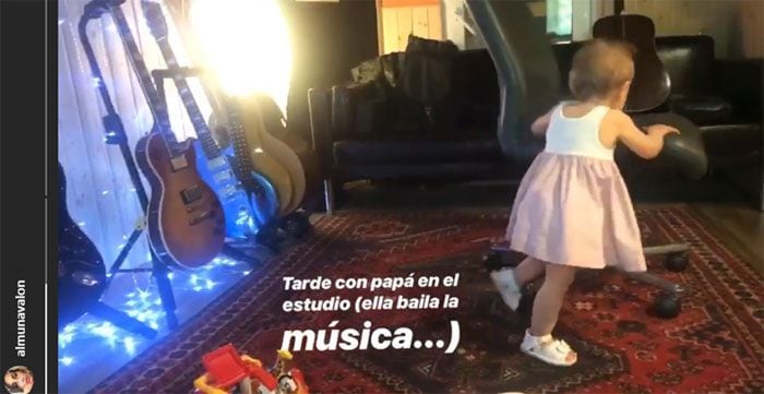 Chloe, la hija de Manuel Carrasco