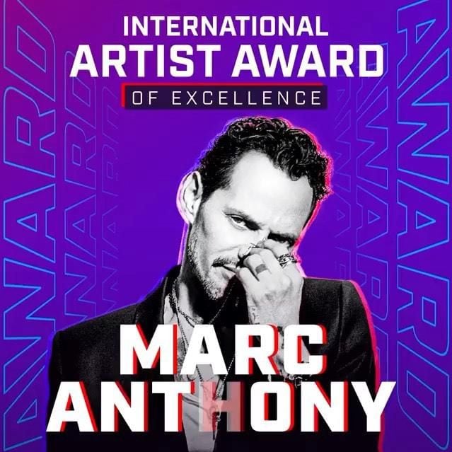 Marc Anthony en los Latin AMAs