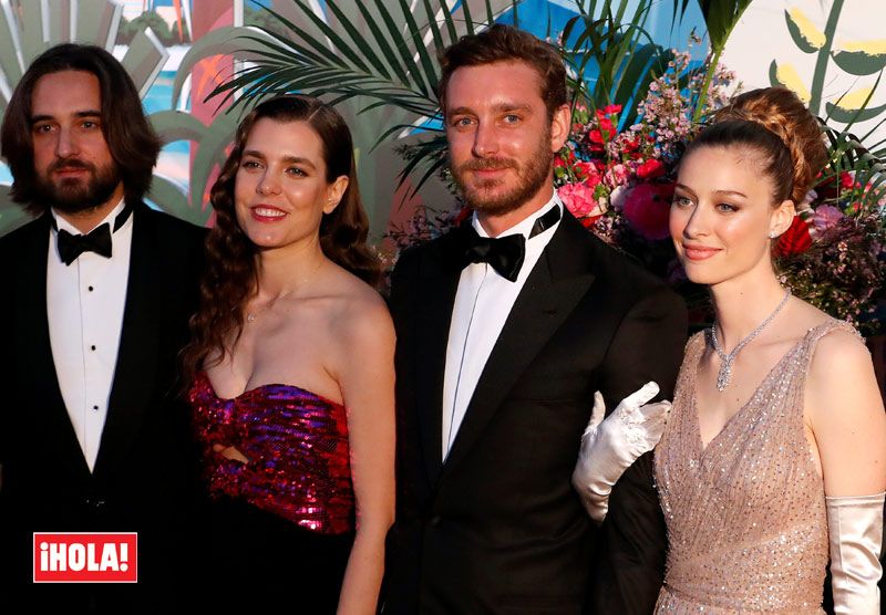 Carlota Casiraghi, Dimitri Rassam, Pierre Casiraghi y Beatrice Borromeo