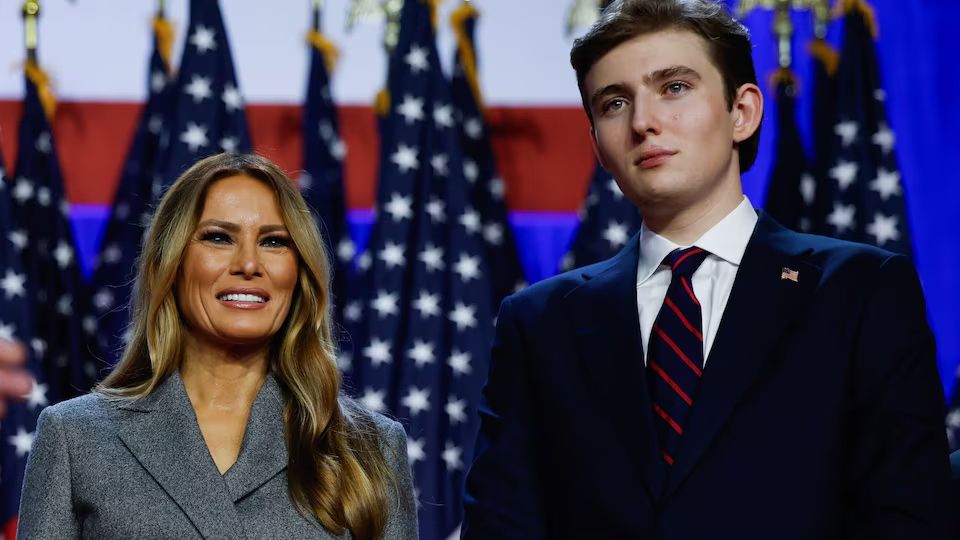 Melania Trump y Barron 