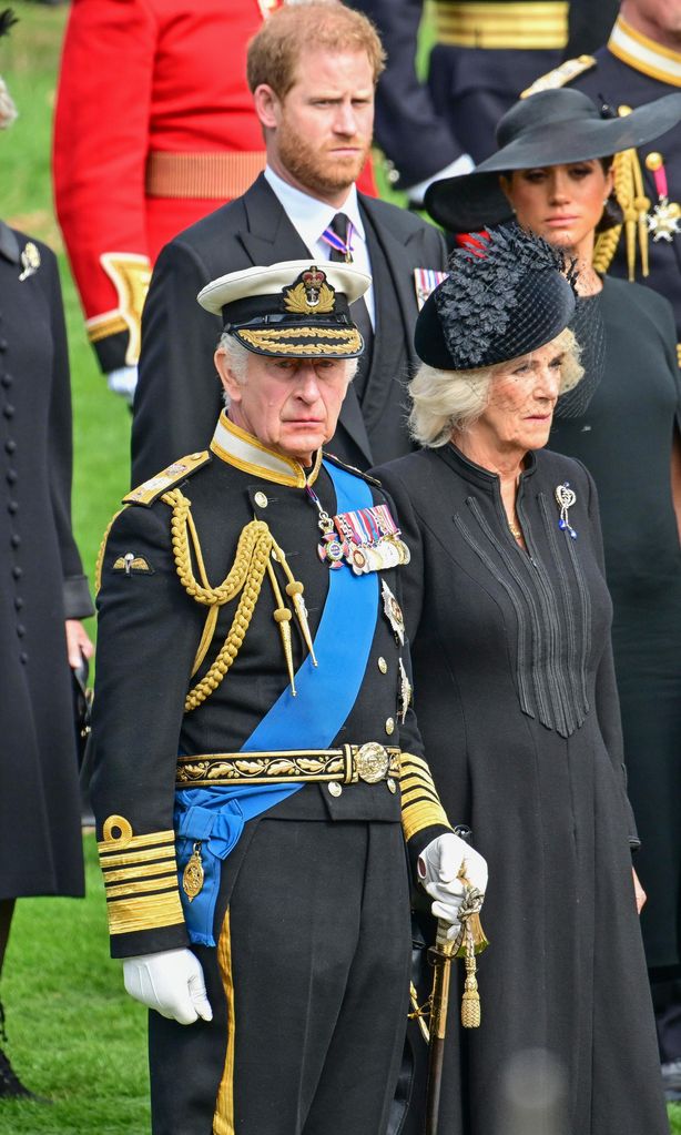 Harry, Meghan, Carlos y Camilla