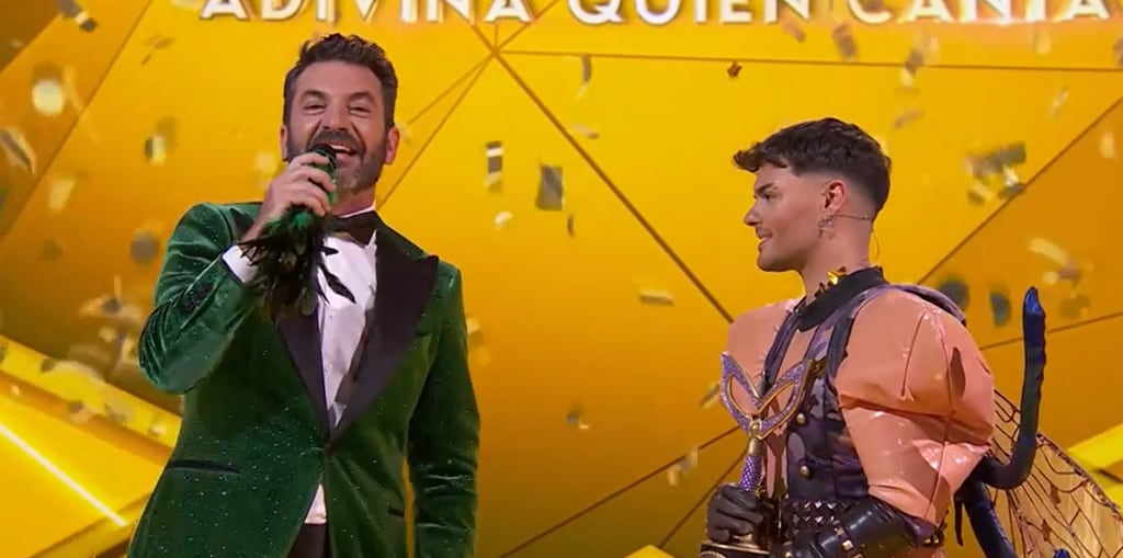 Rturo Valls junto a Abraham Mateo, ganador de Mask Singer 2024