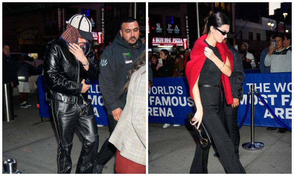 
Bad Bunny y Kendall Jenner son captados en Nueva York tras concierto de Luis Miguel en el Madison Square Garden
