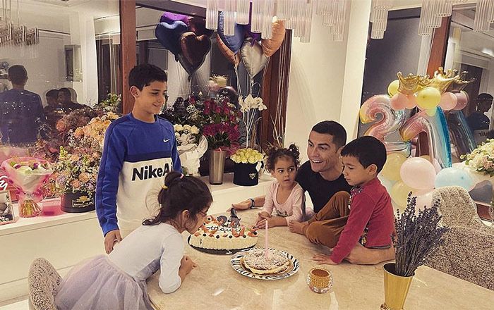 Georgina celebra su cumple en familia