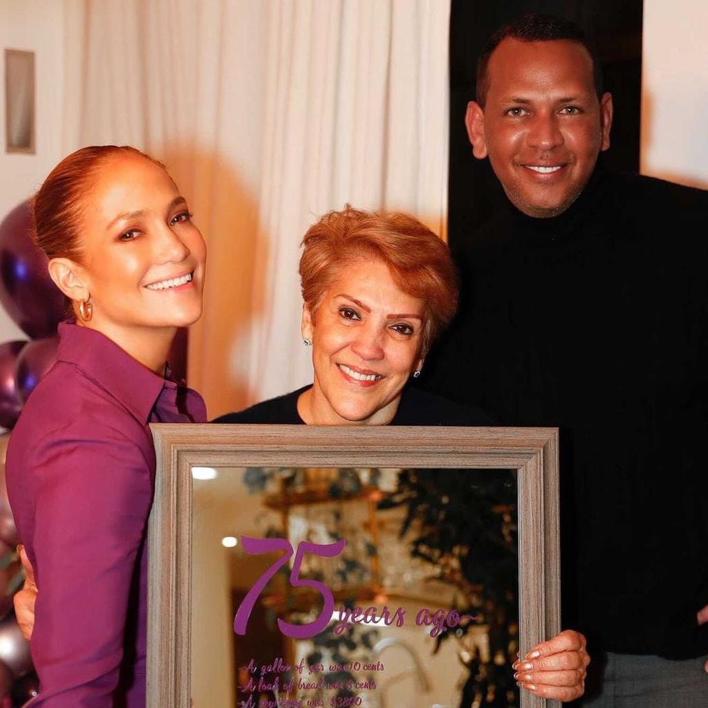 jennifer lopez y arod con su mam 