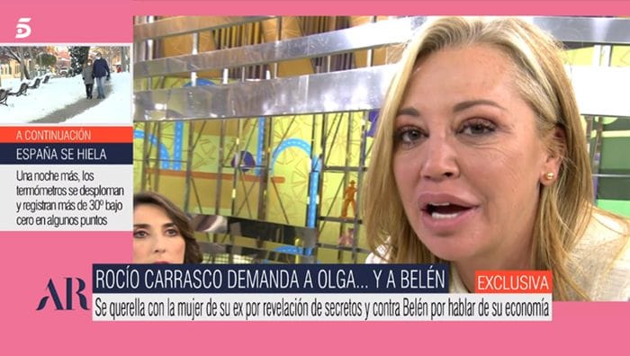 Rocío Carrasco demanda a Belén Esteban