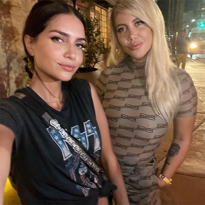 Wanda Nara y su hermana Zaira