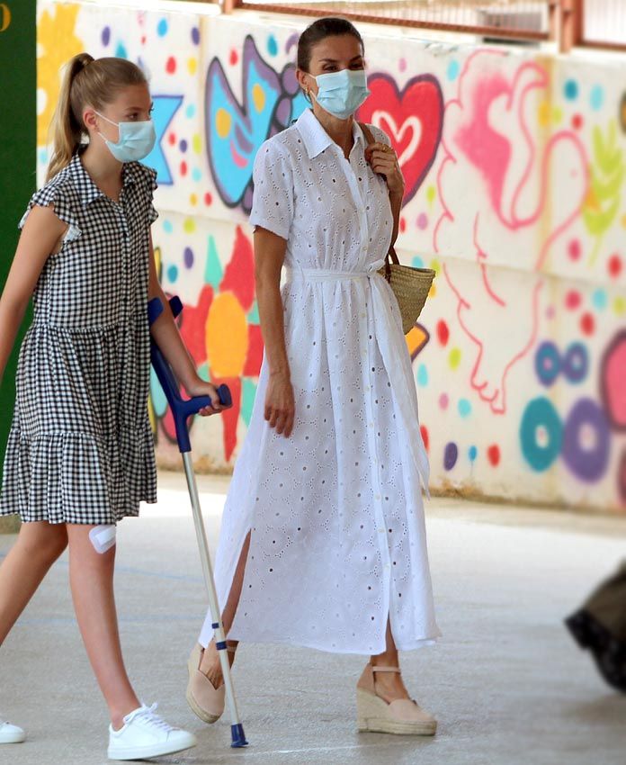 Reina Letizia, vestido blanco