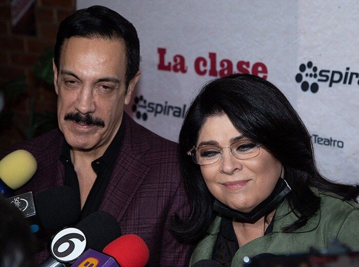 Victoria Ruffo y Omar Fayad