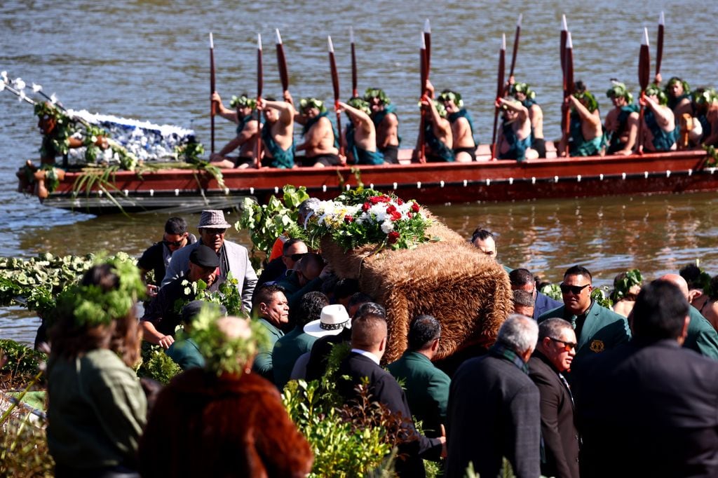 Funeral rey maorí