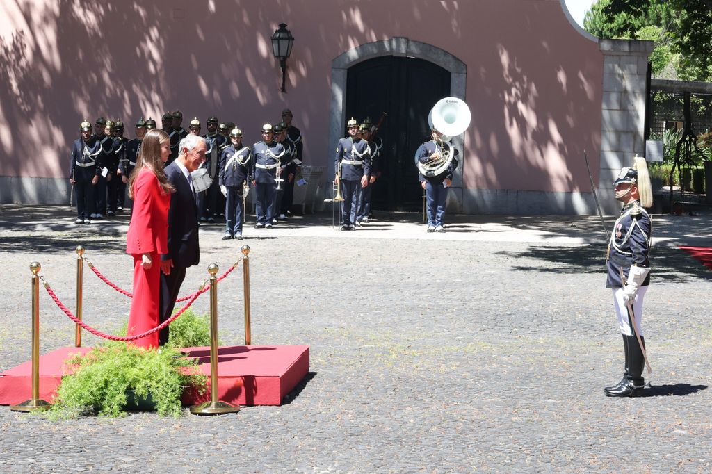 La princesa Leonor con el presidente de la República, Marcelo Rebelo de Sousa, visita Portugal en su primer viaje oficial al extranjero, julio 2024