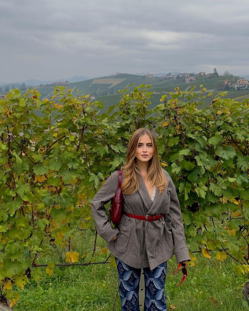 Valentina Ferragni con look de otoño