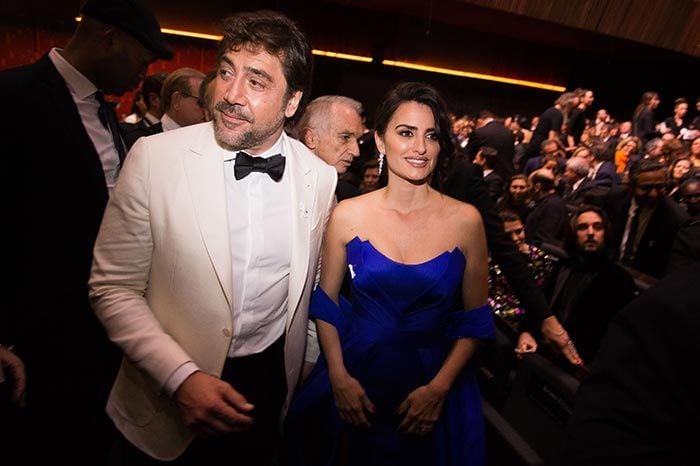 Penélope Cruz y Javier Bardem en los premios Cesar