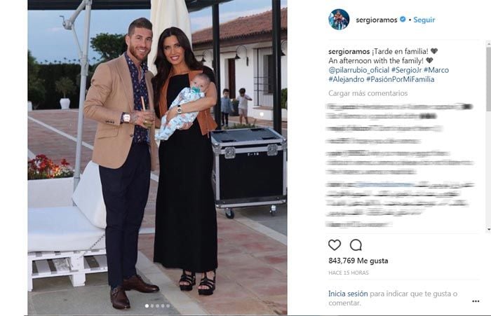 Pilar Rubio y Sergio Ramos