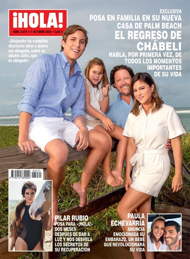 Paula Echevarría y Miguel Torres en la portada de la revista ¡HOLA!