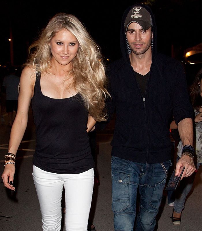 Enrique Iglesias y Anna Kournikova