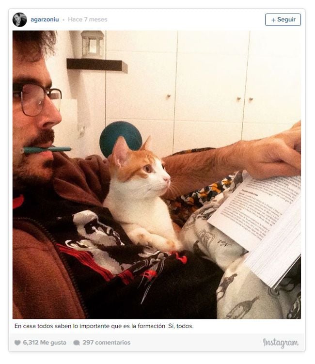 Alberto Garzón y Anna Ruiz comparten dos gatos: Winter y Elendil. Ambos merecen un protagonismo especial porque llevan el nombre uno de 'Juego de Tronos' y el otro de 'El señor de los anillos' y son dos más en la familia
