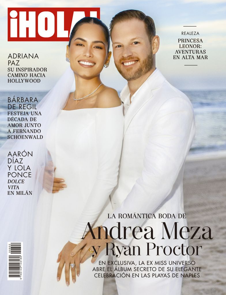 En ¡HOLA!, la boda de Andrea Meza y Ryan Proctor