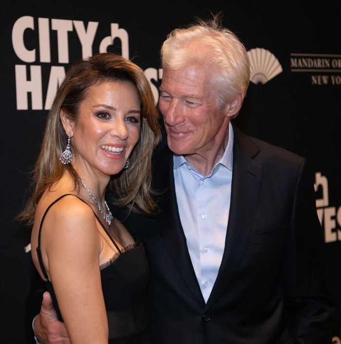 Richard Gere y Alejandra Silva en Nueva York