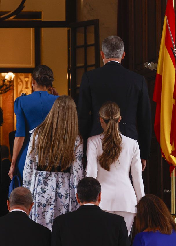 La Familia Real en la jura de la Constitución