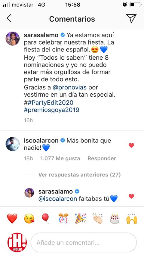 Sara Sálamo e Isco Alarcón