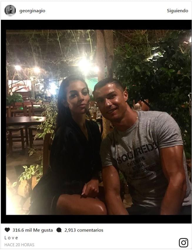 Cristiano Ronaldo y Georgina Rodríguez