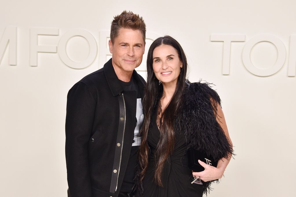 Rob Lowe y Demi Moore 