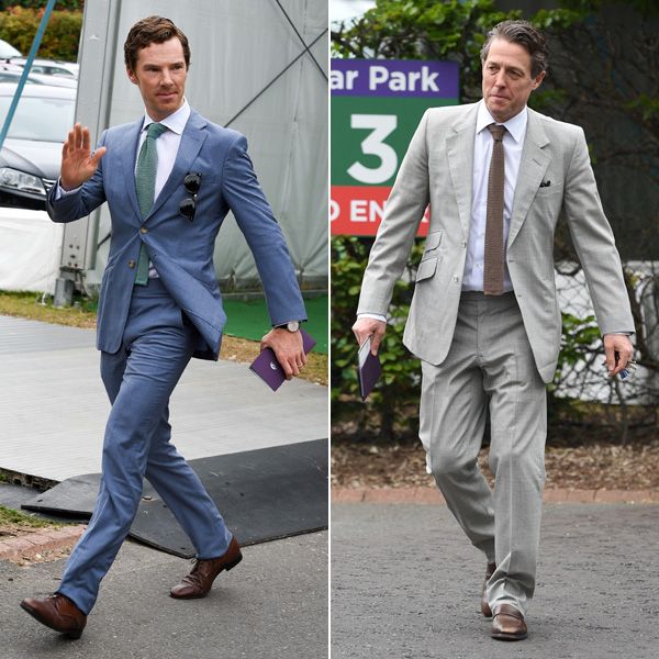 Benedict Cumber y Hugh Grant también dieron lección de estilo en esta gran cita del tenis
