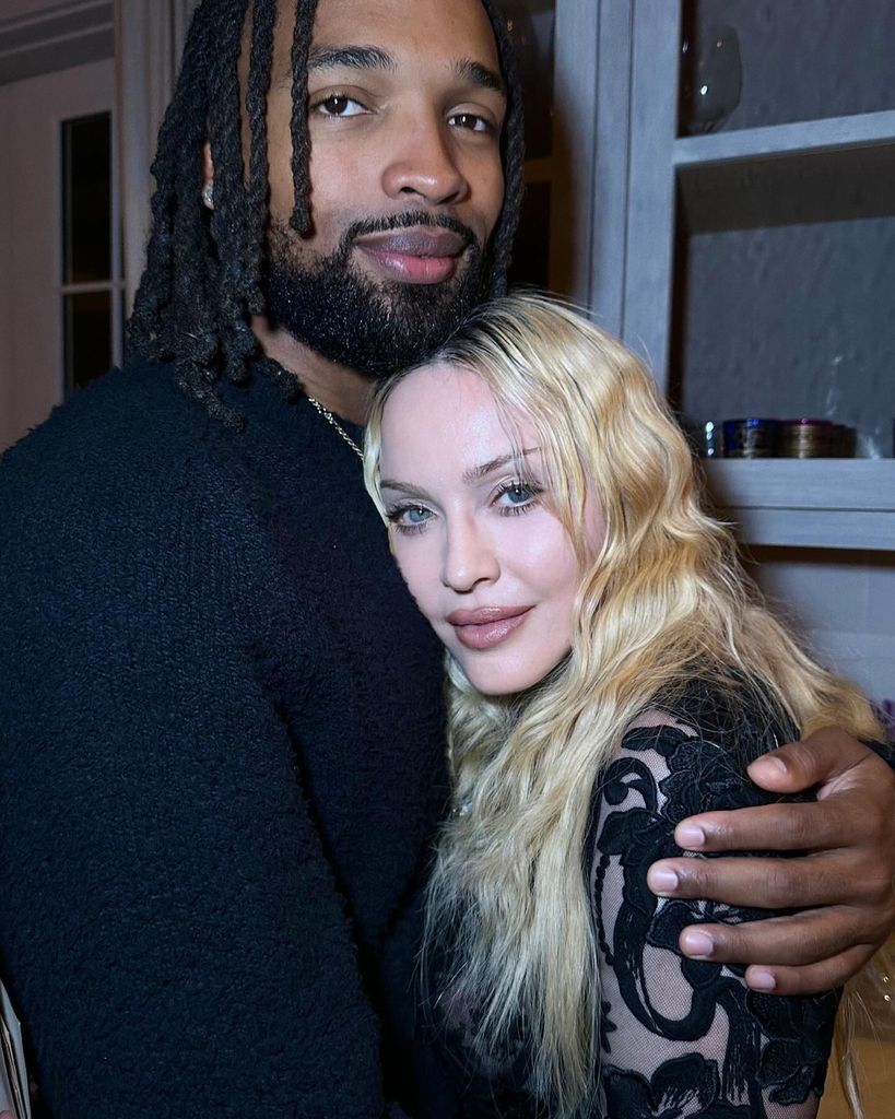 Madonna y su rumorado novio Akeem Morris, de 28 años.