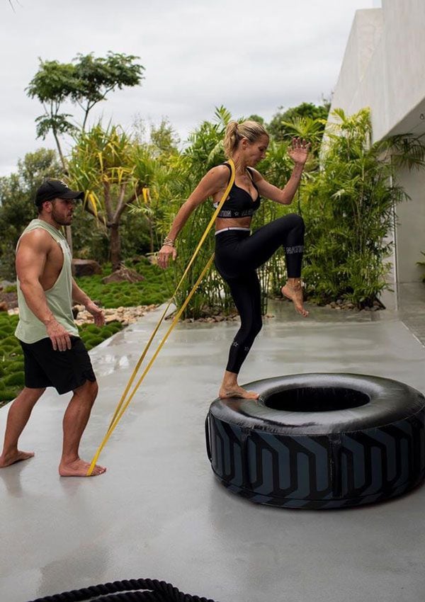 Elsa Pataky entrenamiento con Ross Edgley