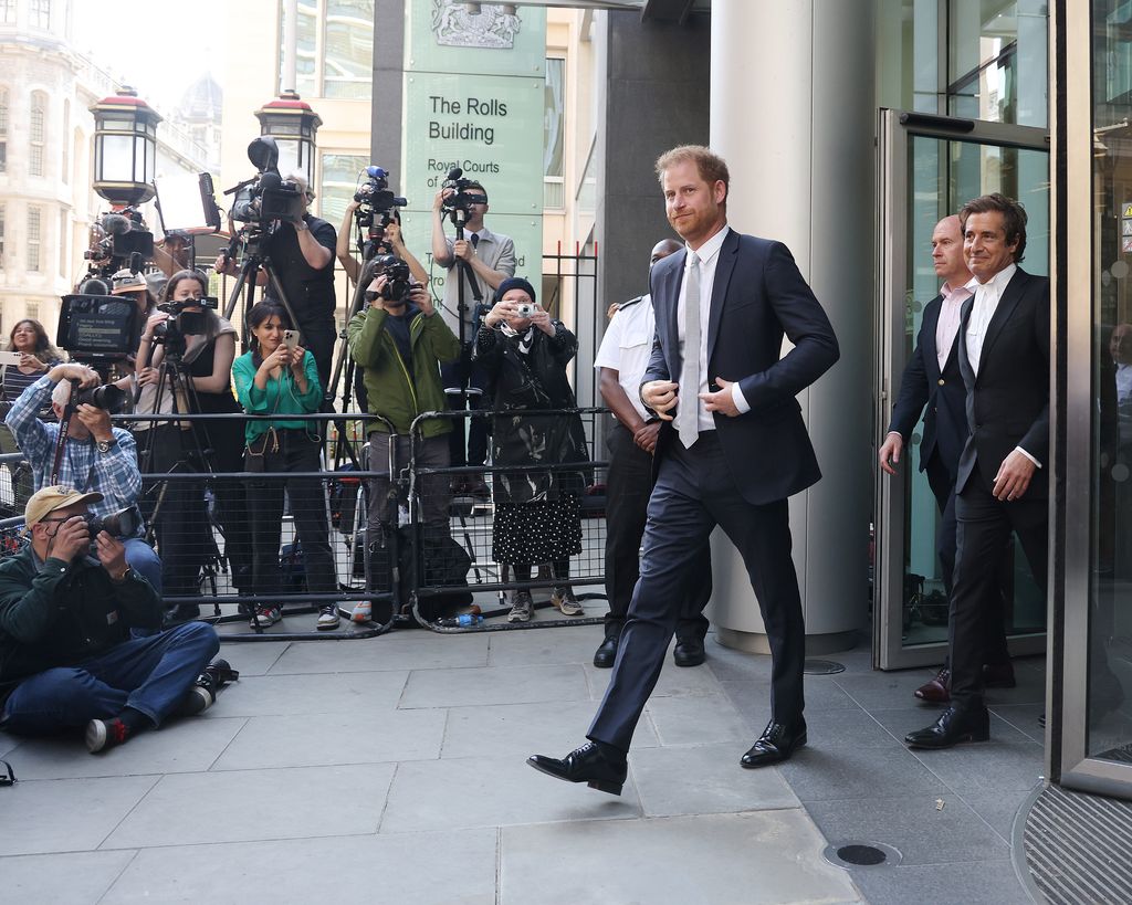 El príncipe Harry en el Tribunal Superior de Londres