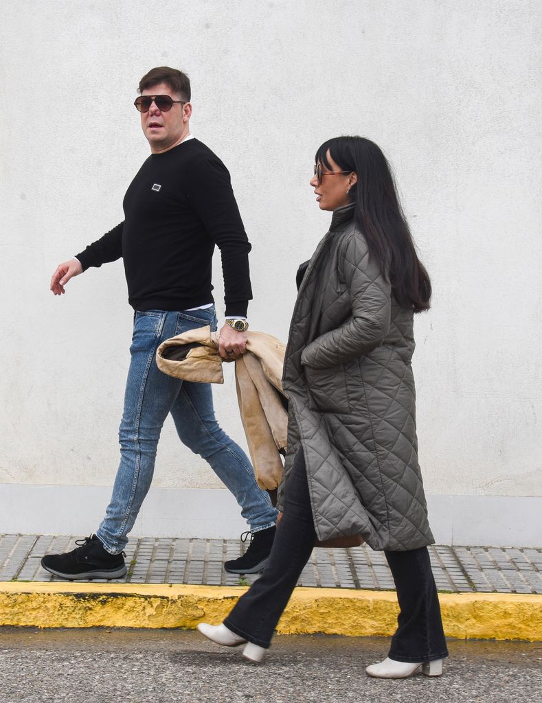 Lucas, de Andy y Lucas, en el tanatorio tras la repentina muerte de su hermano