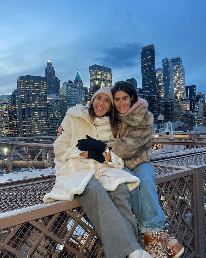 Madre e hija en una de sus últimas escapadas a Nueva York