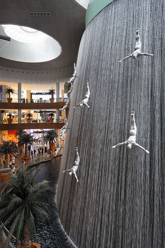 The Dubai Mall The Waterfall