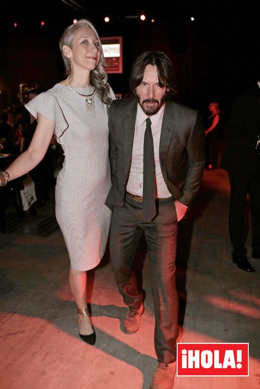 Keanu Reeves junto a su novia, la artista Alexandra Grant