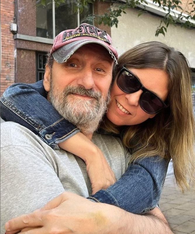 José Luis Gil con su hija Irene