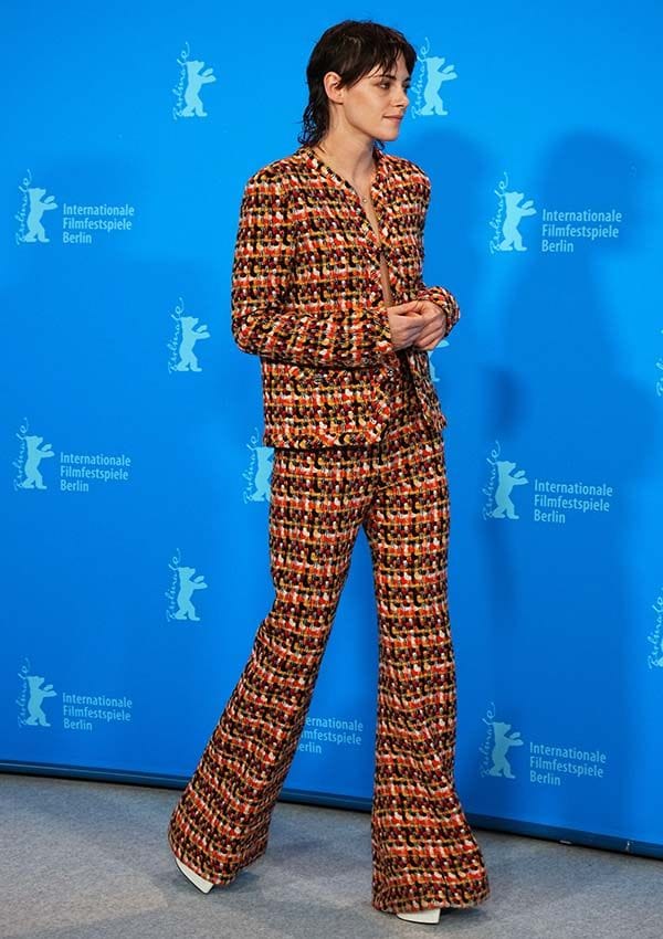 Kristen Stewart con traje 'tweed' de Chanel en el Festival Internacional de Cine de Berlín