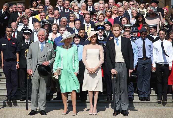 Megahn Markle, el príncipe Harry, Carlos de Inglaterra y Camila 