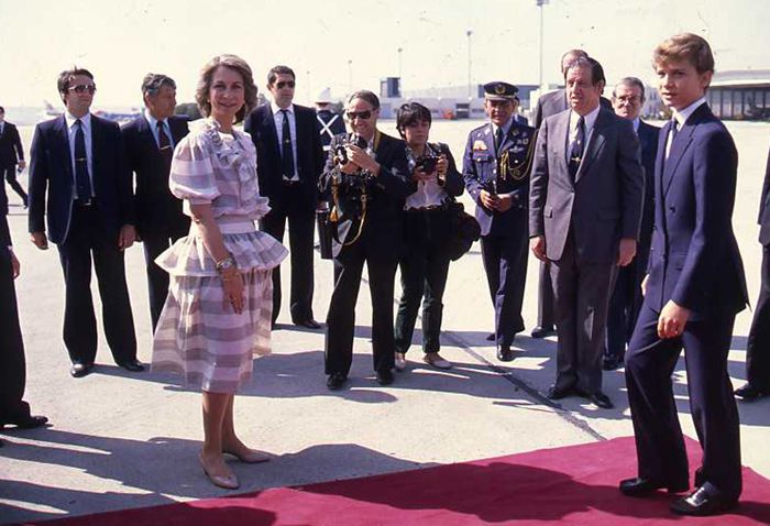 Felipe VI hizo su presentación internacional con 15 años