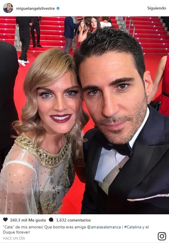 Amaia Salamanca y Miguel Ángel Silvestre