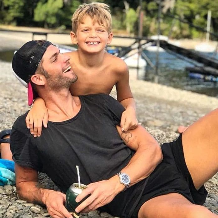 Horacio Pancheri y su hijo Benicio