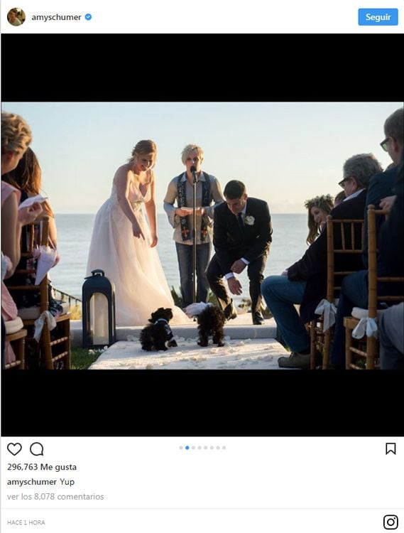 Amy Schumer y Chris Fischer se han casado