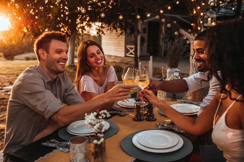 parejas cena