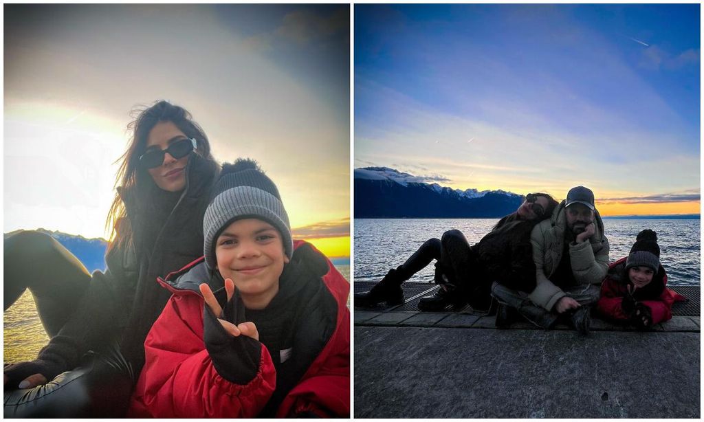 alejandra espinoza y su familia en suiza