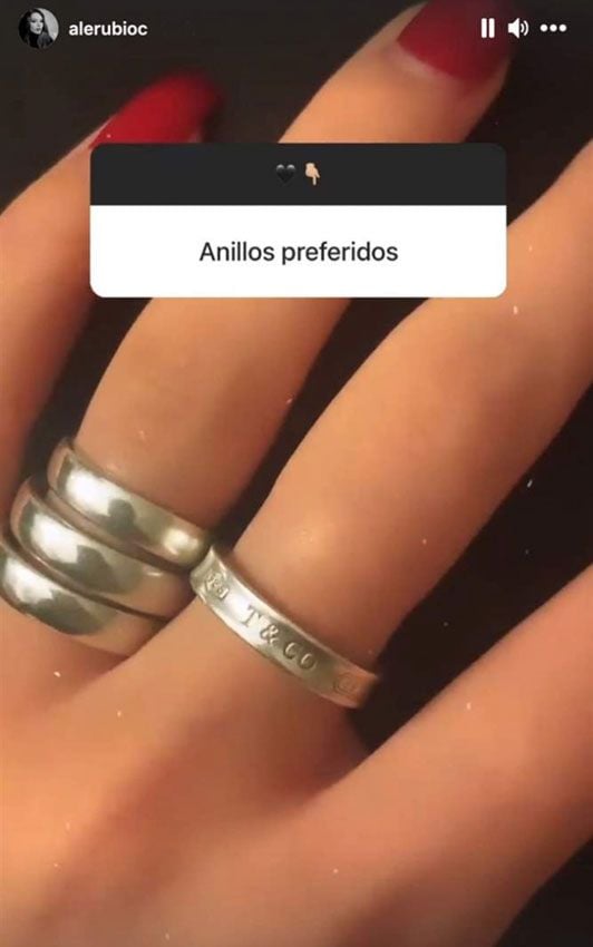 Los anillos preferidos de Alejandra Rubio