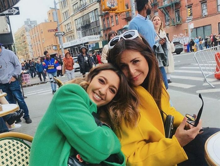 Nuria Roca y Sara Ramos en Nueva York