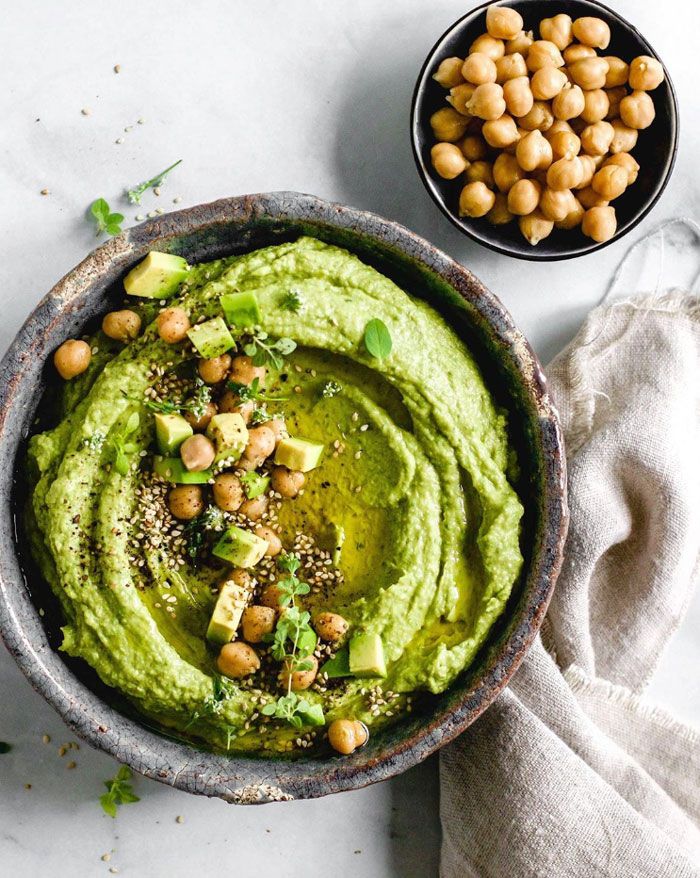 hummus de aguacate