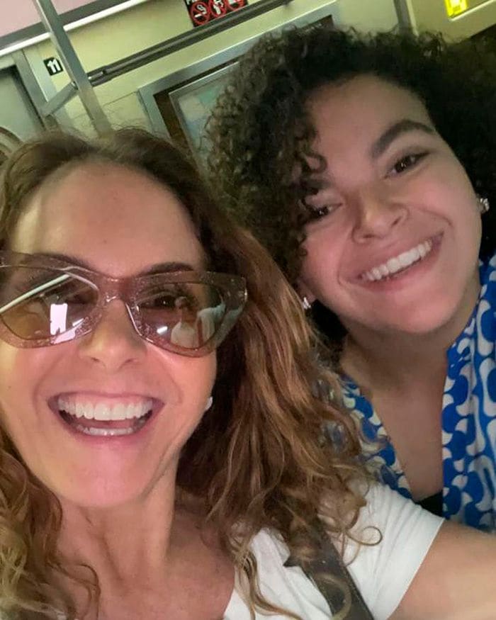 Lucero y su hija