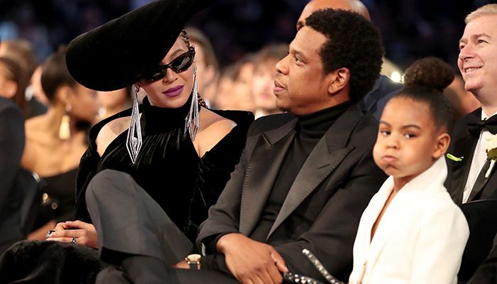 Beyonce y su hija Blue en los Grammy